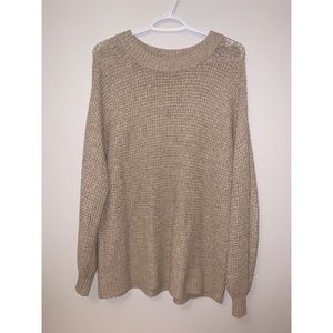Brown oversized sweater
